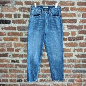 Madewell Size 26 The MomJean Medium Wash‎ Jeans